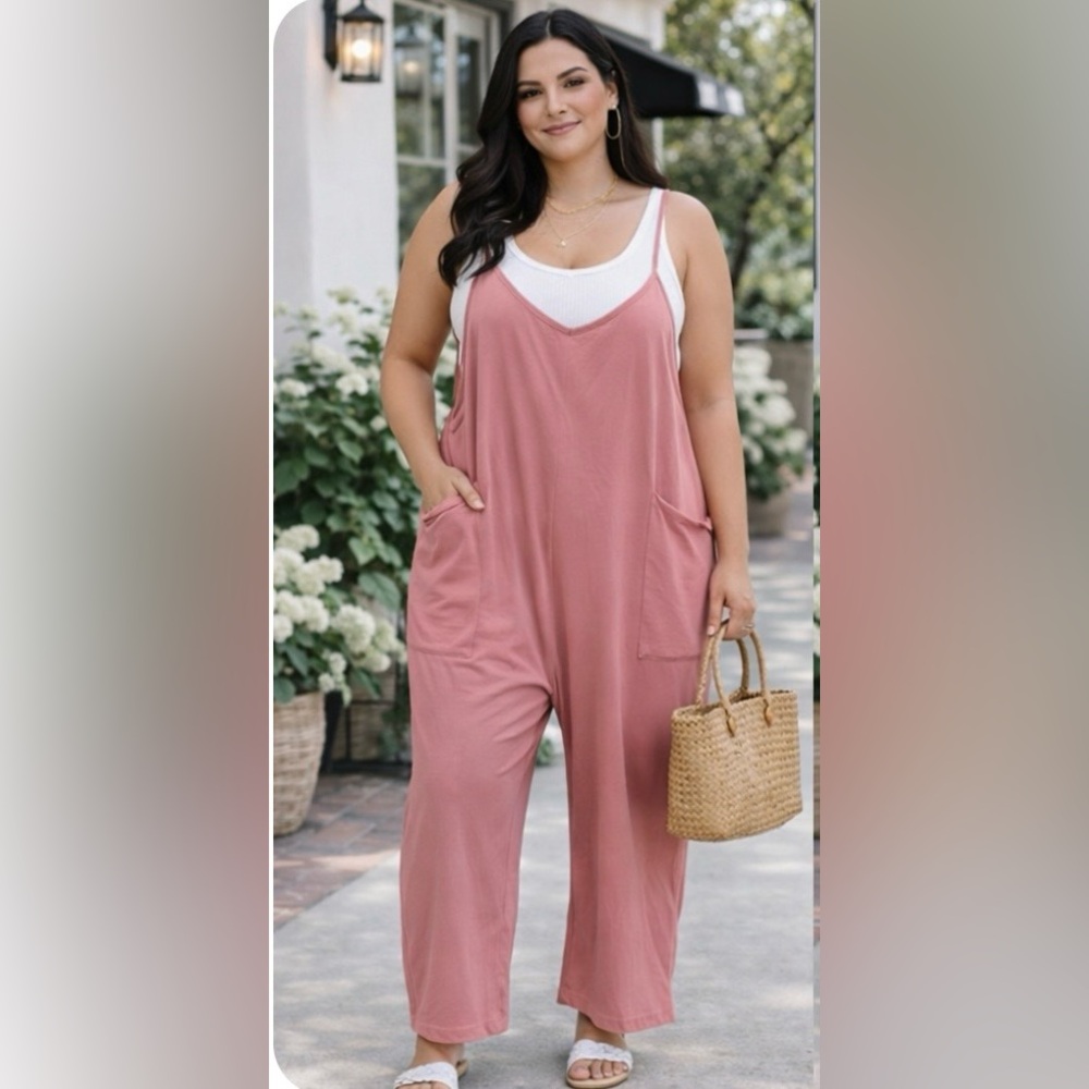Women's Peach Jumpsuit